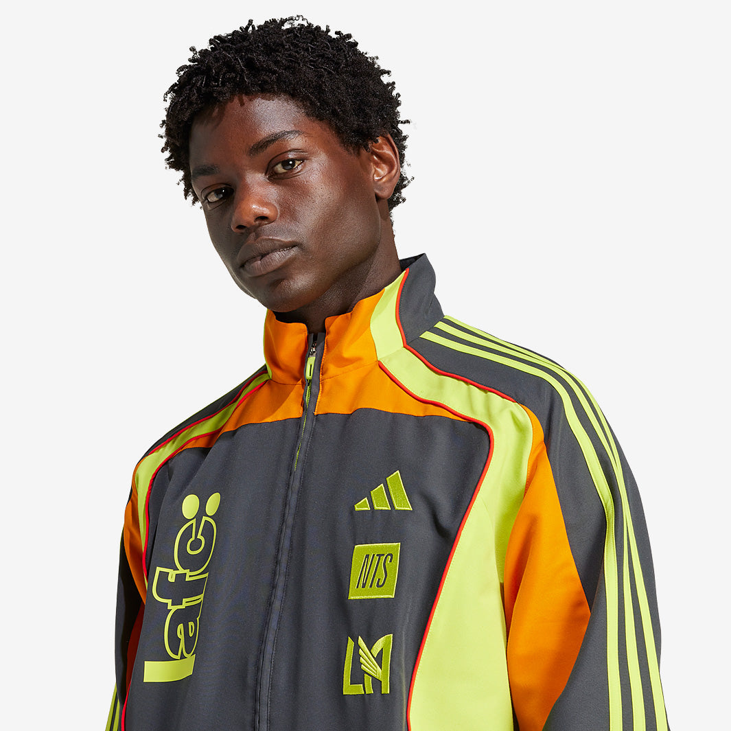adidas Los Angeles FC x NTS Track Top - Dark Grey/Sonic Fuchsia