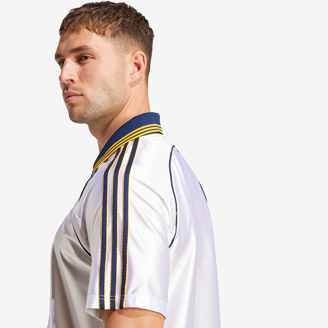 adidas Originals Real Madrid 1999 Home Shirt - White - Mens Replica