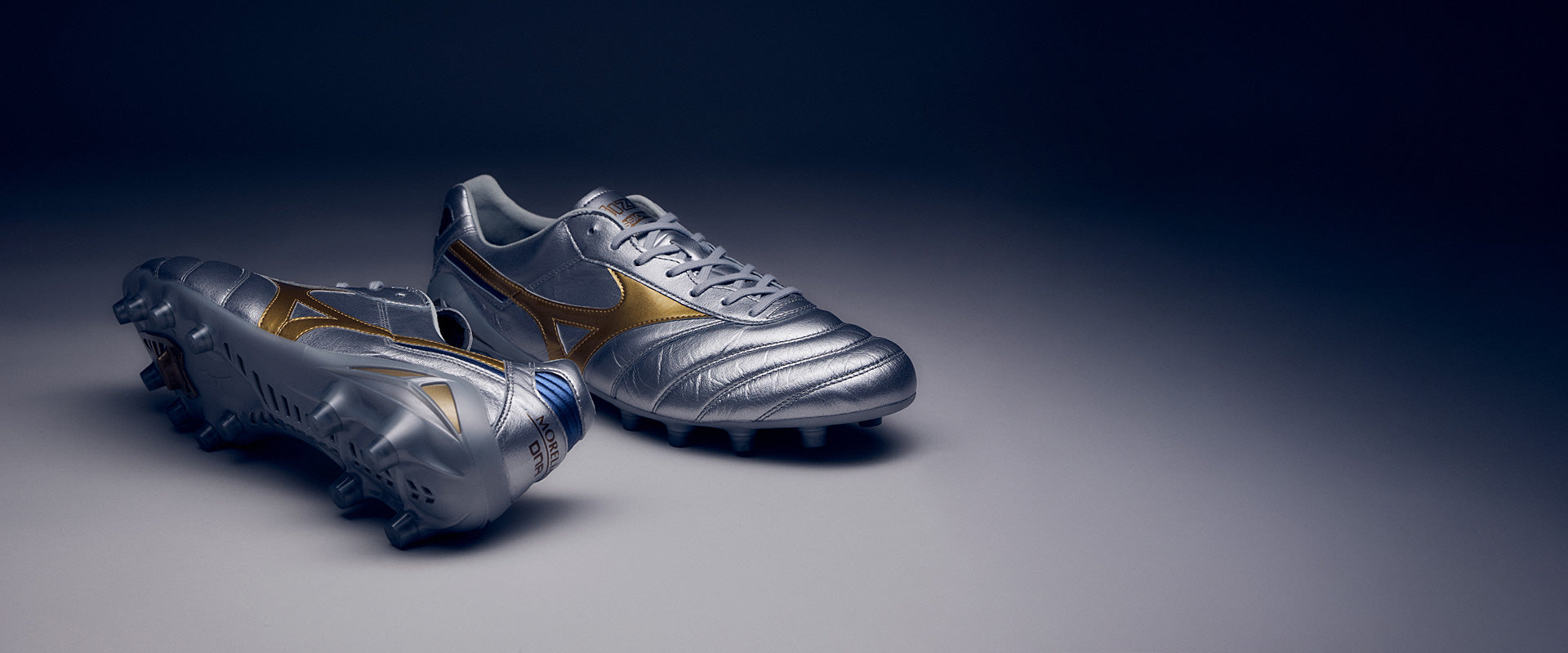 Mizuno Morelia II Elite DNA Made in Japan FG - Galaxy Silver/Gold