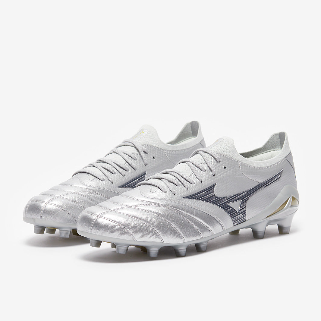 Mizuno Morelia Neo IV Beta Made in Japan FG - Galaxy Silver/Gold