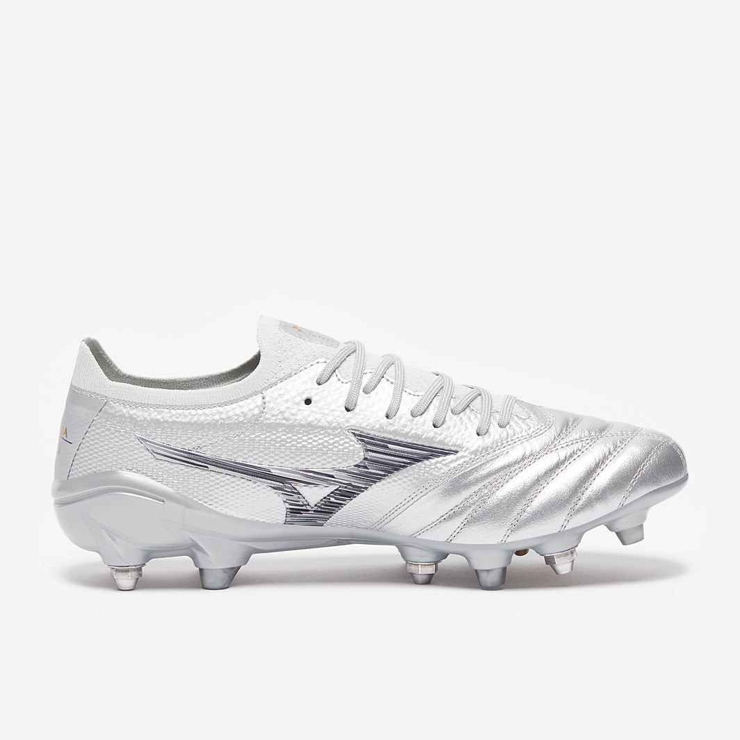 Mizuno Morelia Neo IV Beta Made in Japan SG - Galaxy Silver/Gold