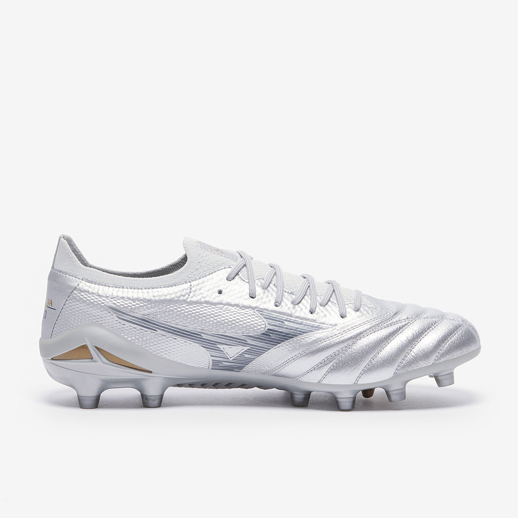 Mizuno Morelia Neo IV Beta Elite FG - Galaxy Silver/Gold/Cool Gray