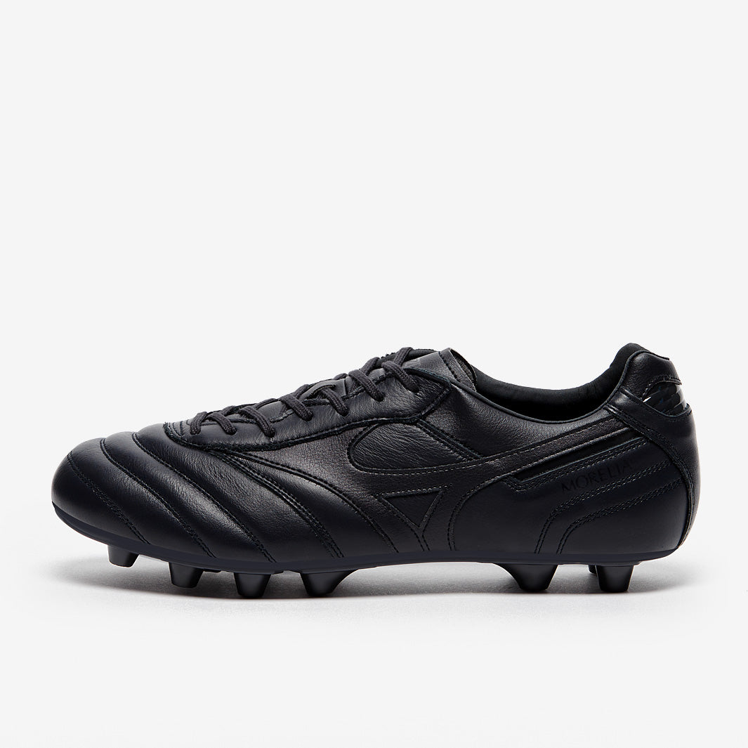 Mizuno Morelia Elite II Made in Japan FG - Obsidian - Adult Boots