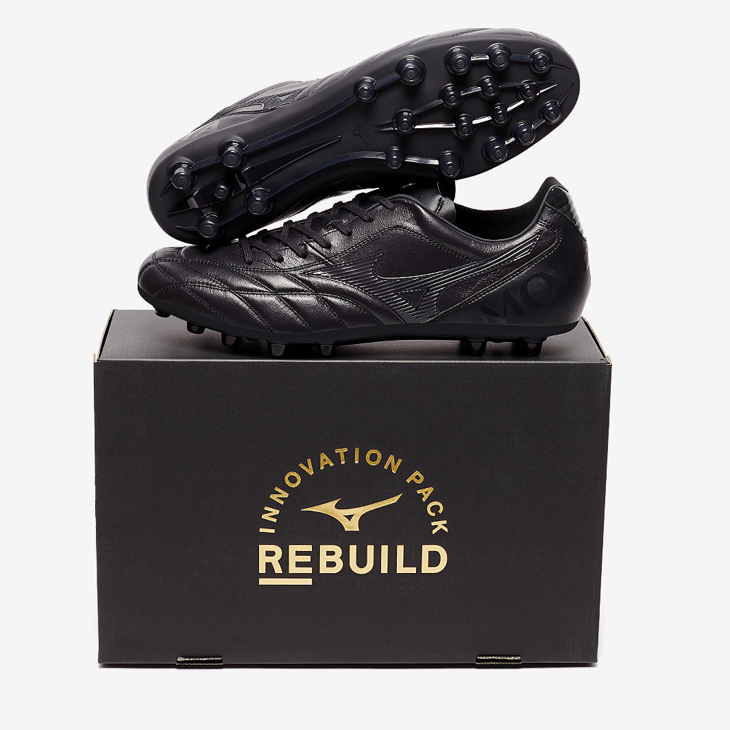 Mizuno Morelia Elite II Made in Japan AG - Obsidian - Adult Boots