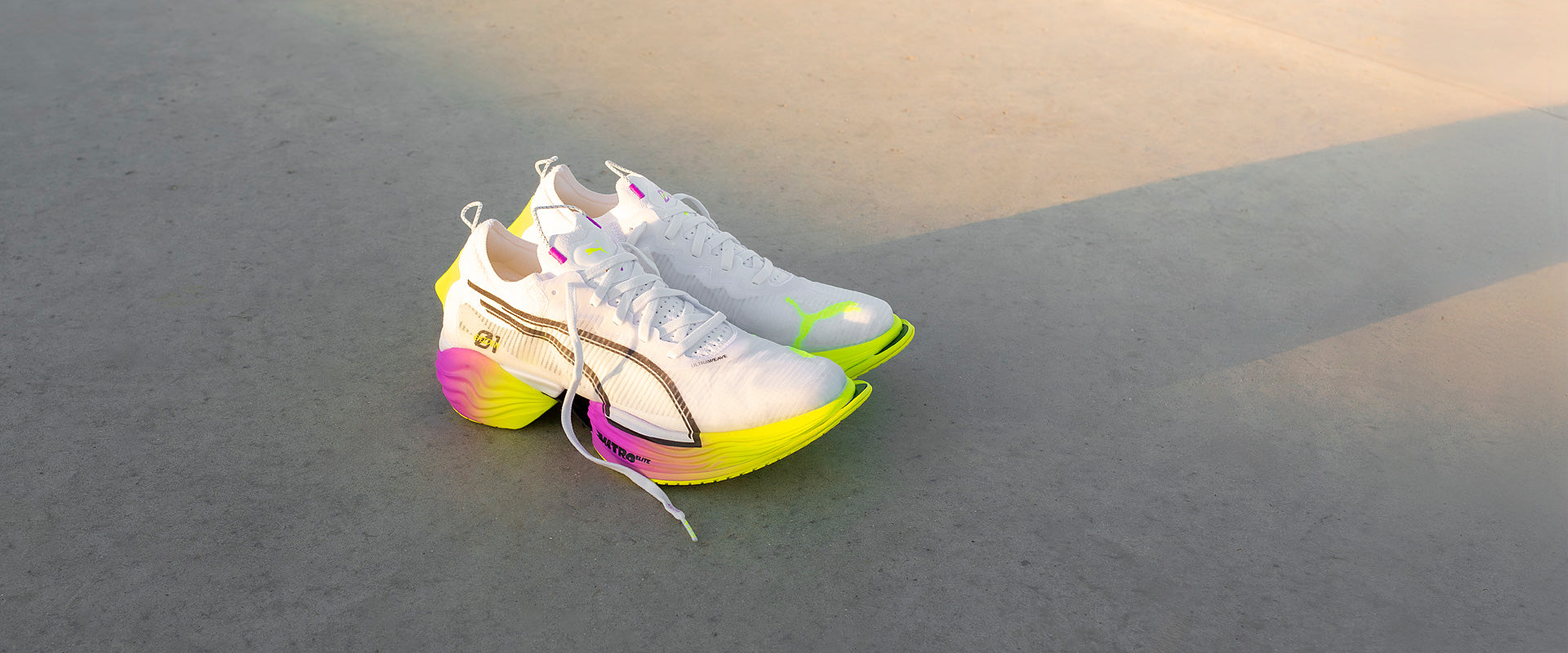 Puma Fast-R Nitro Elite 2 Ekiden Glow - Puma White/Pure Magenta