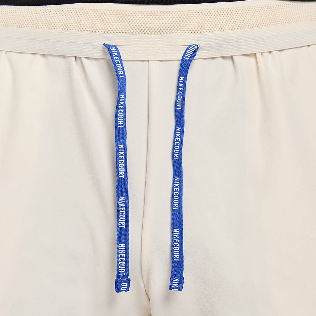 Nike Court Dri-Fit Advantage Slam 7 Inch Shorts - Pale Ivory/Black Nike Court Dri-Fit Advantage Slam 7 Inch Shorts - Pale Ivory/Black