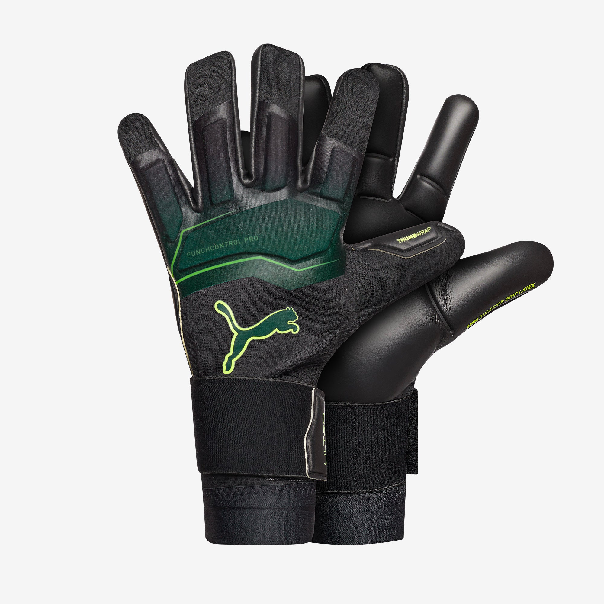 Puma Ultra Grip 1 Hybrid Pro - White/Red Blast - Mens GK Gloves