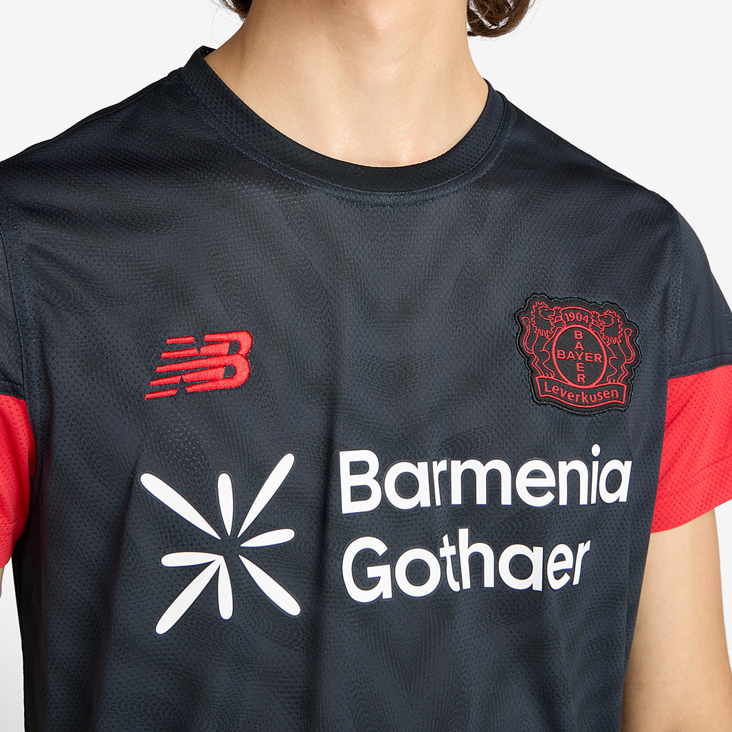 New Balance Bayer Leverkusen 25/26 SS Pre-Match Shirt - Black