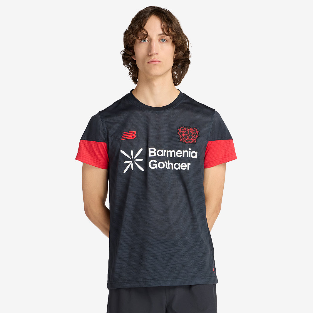 New Balance Bayer Leverkusen 25/26 SS Pre-Match Shirt - Black