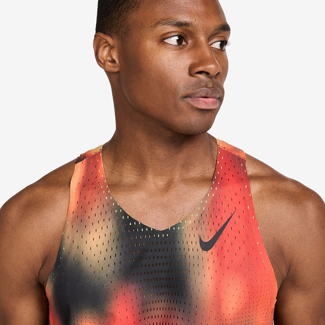 Nike Dri-FIT ADV Aeroswift Elite Entry Singlet - Lt Lemon Twist/Lt