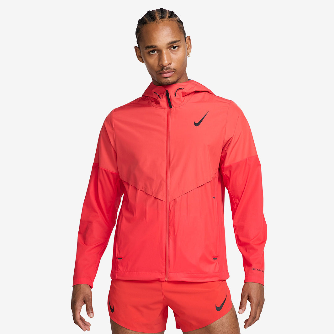 skateholic エアロガミStorm-FIT M Nike Storm-FIT Aeroswift Jacket - Lt Crimson/Black - Mens Clothing