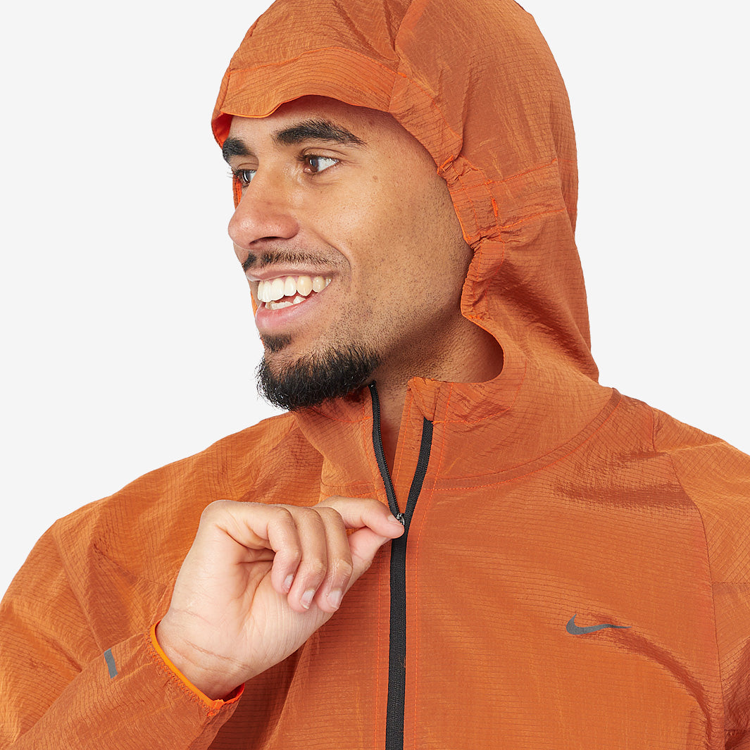 Nike Repel Run Division WindRunner Jacket - Safety Orange/Black