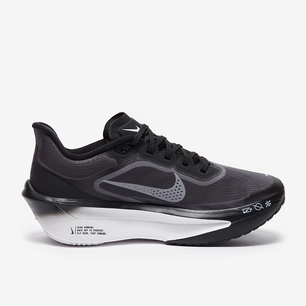 Nike Womens Zoom Fly 6 - Black/White/Lt Smoke Grey - Womens Shoes Nike Womens Zoom Fly 6 - Black/White/Lt Smoke Grey - Womens Shoes