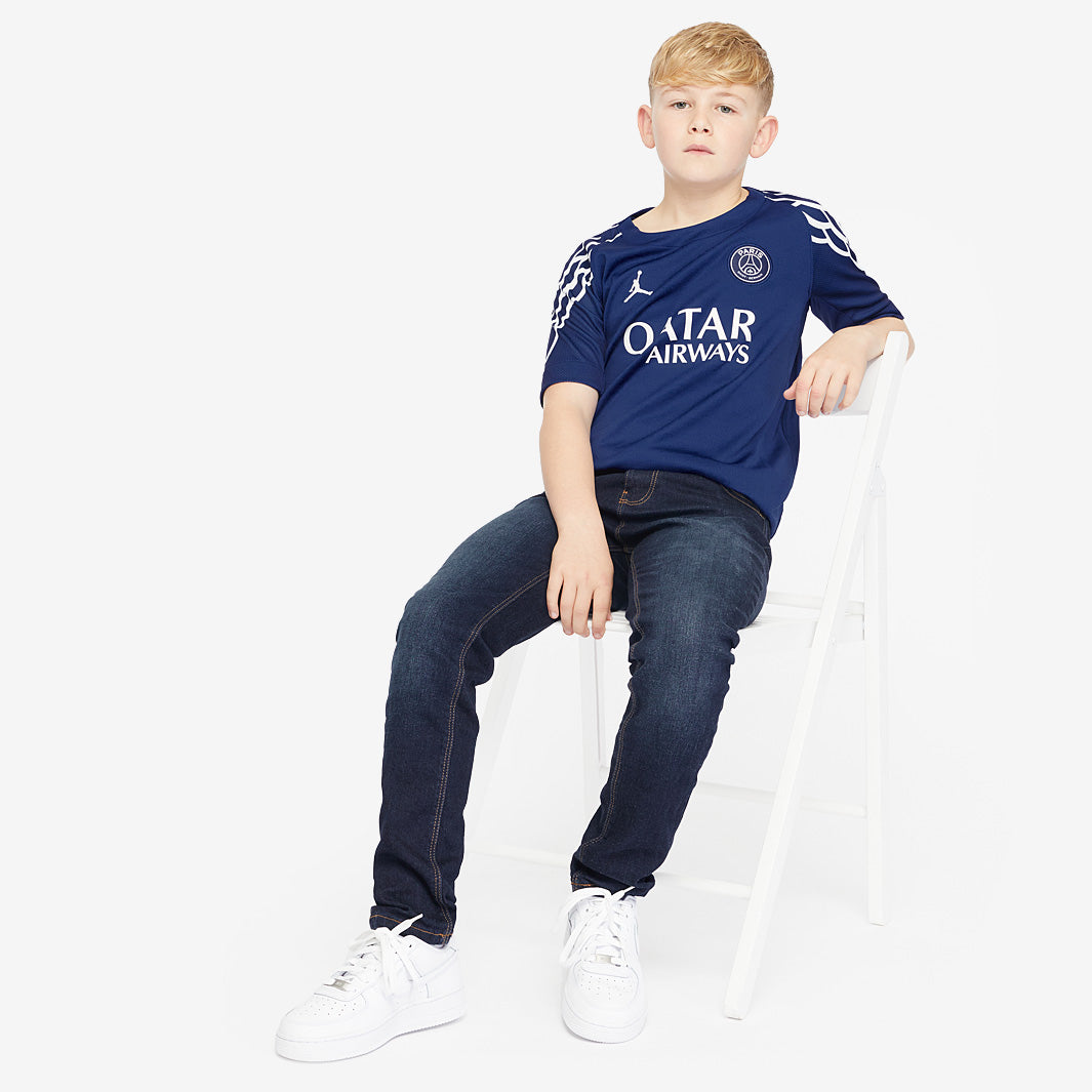 Jordan x Paris Saint-Germain 24/25 Kids Dri-FIT Stadium SS Fourth Shirt