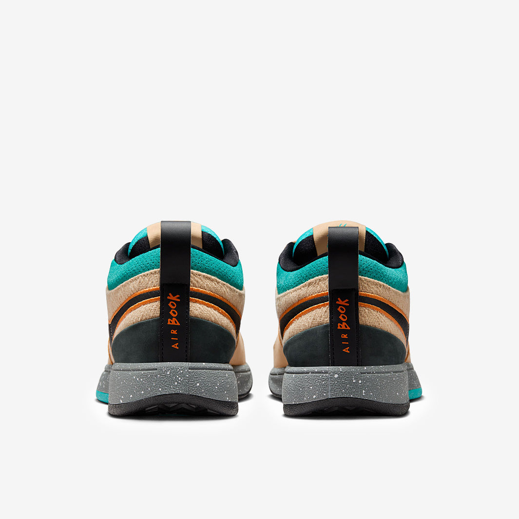 Nike Book 1 SE - Sesame/Black/Bright Mandarin/Smoke Grey - Mens Shoes