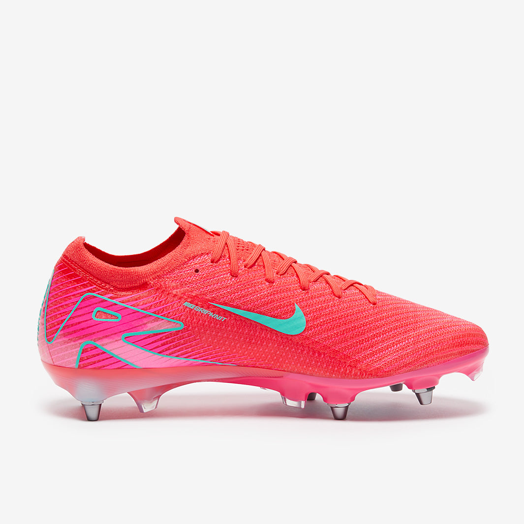 Nike Mercurial サッカーシューズ ピンク/グリーン Nike Air Zoom Mercurial Vapor XVI Elite Soft Ground-Pro - Ember