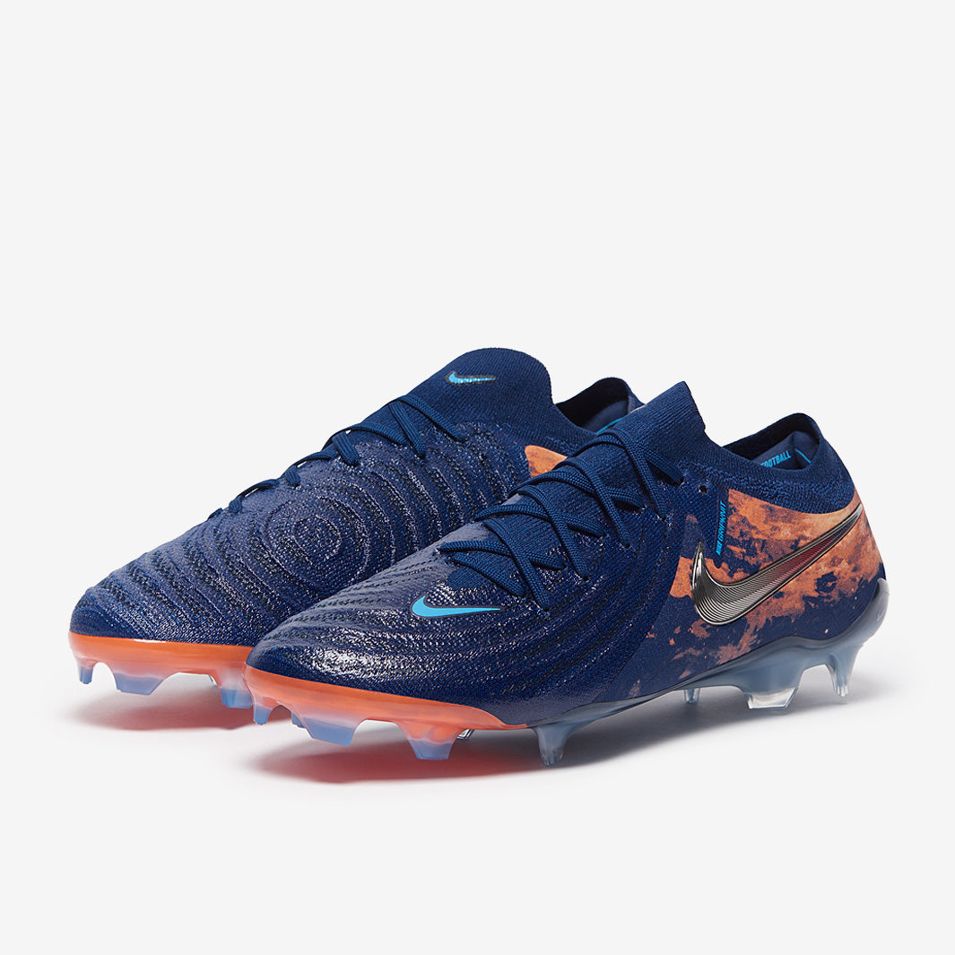 Nike Phantom GX II Elite x Haaland Firm Ground - Blue Void/Chrome