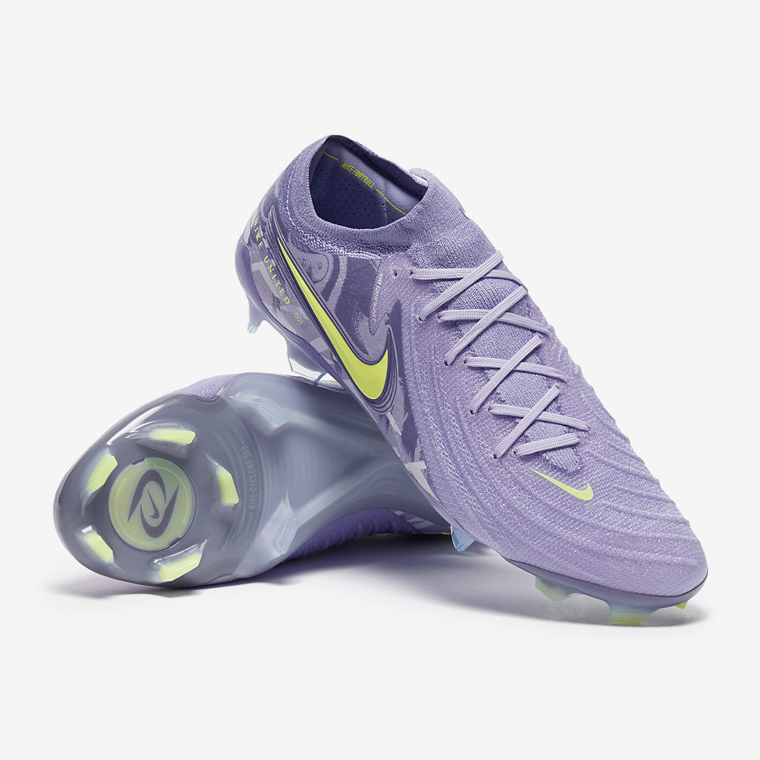 Nike Phantom GX II Elite ファントムジーエックス2 Nike Phantom GX II Elite Firm Ground - Purple Agate/Barely Volt
