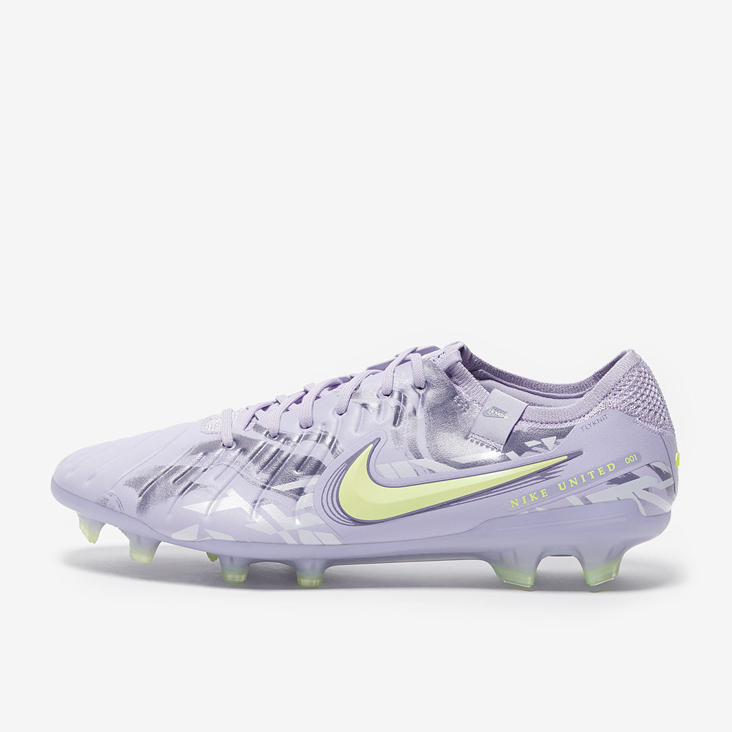 Nike Tiempo Legend X Elite Firm Ground - Purple Agate/Barely Volt