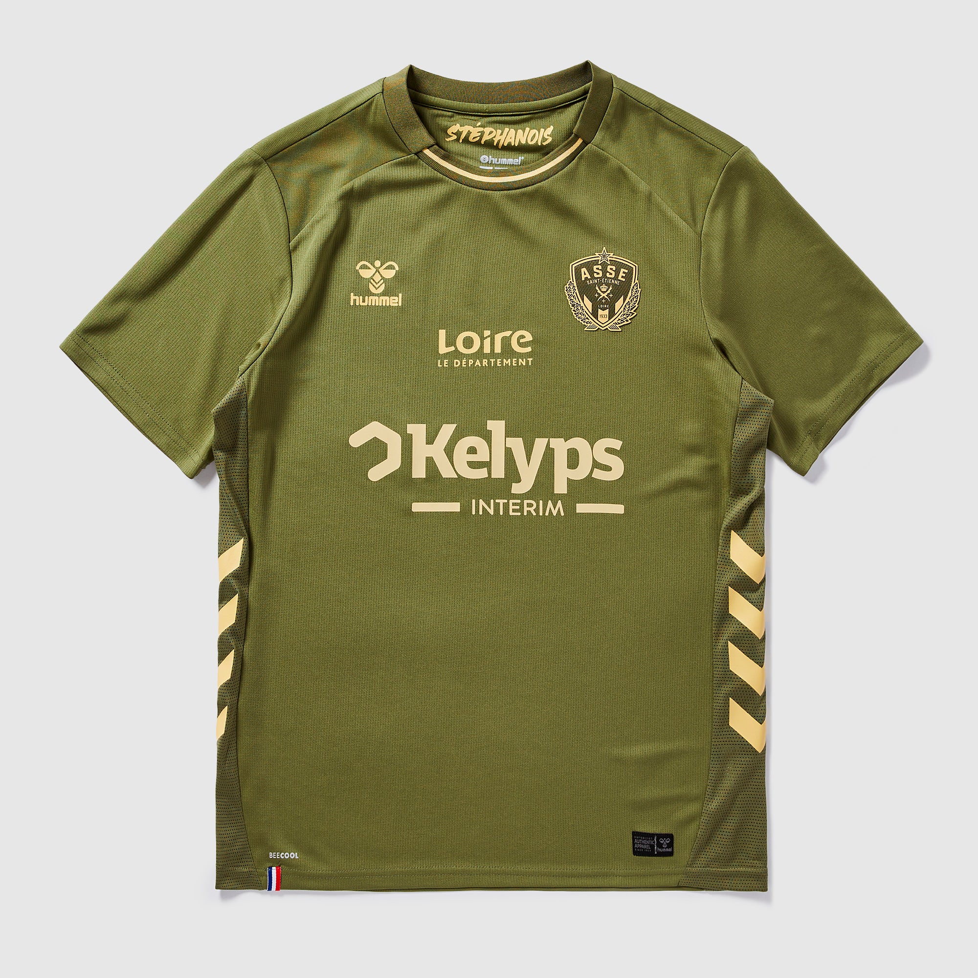 Hummel AS Saint-Etienne 25/26 Third Shirt - Olivine - Mens Replica