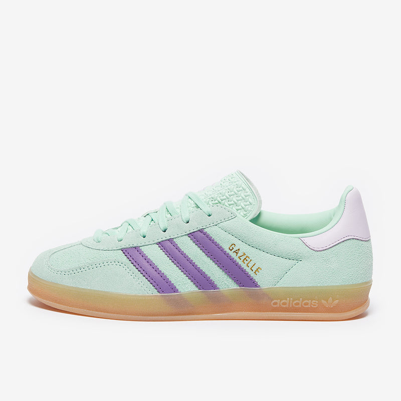 adidas gazelle silver green womens adidas ORIGINALS Gazelle Bold Trainers main image 1