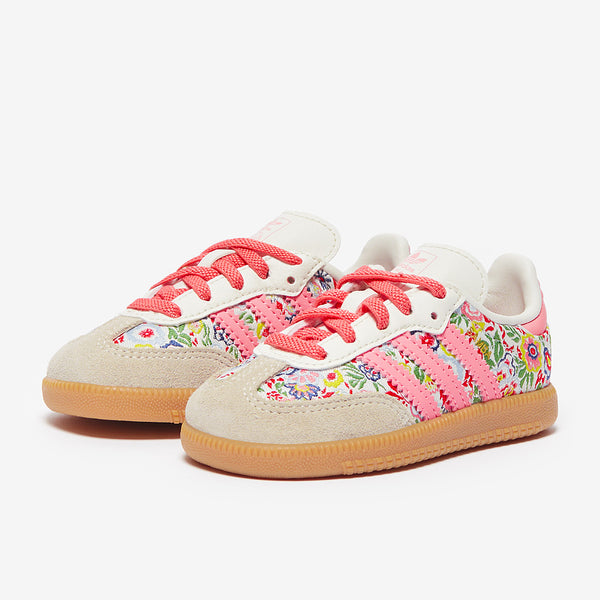 adidas gazelle silver green womens adidas Originals x Liberty London Toddler Samba OG (TD) - Grey/Pink/Muti  Color - Trainers