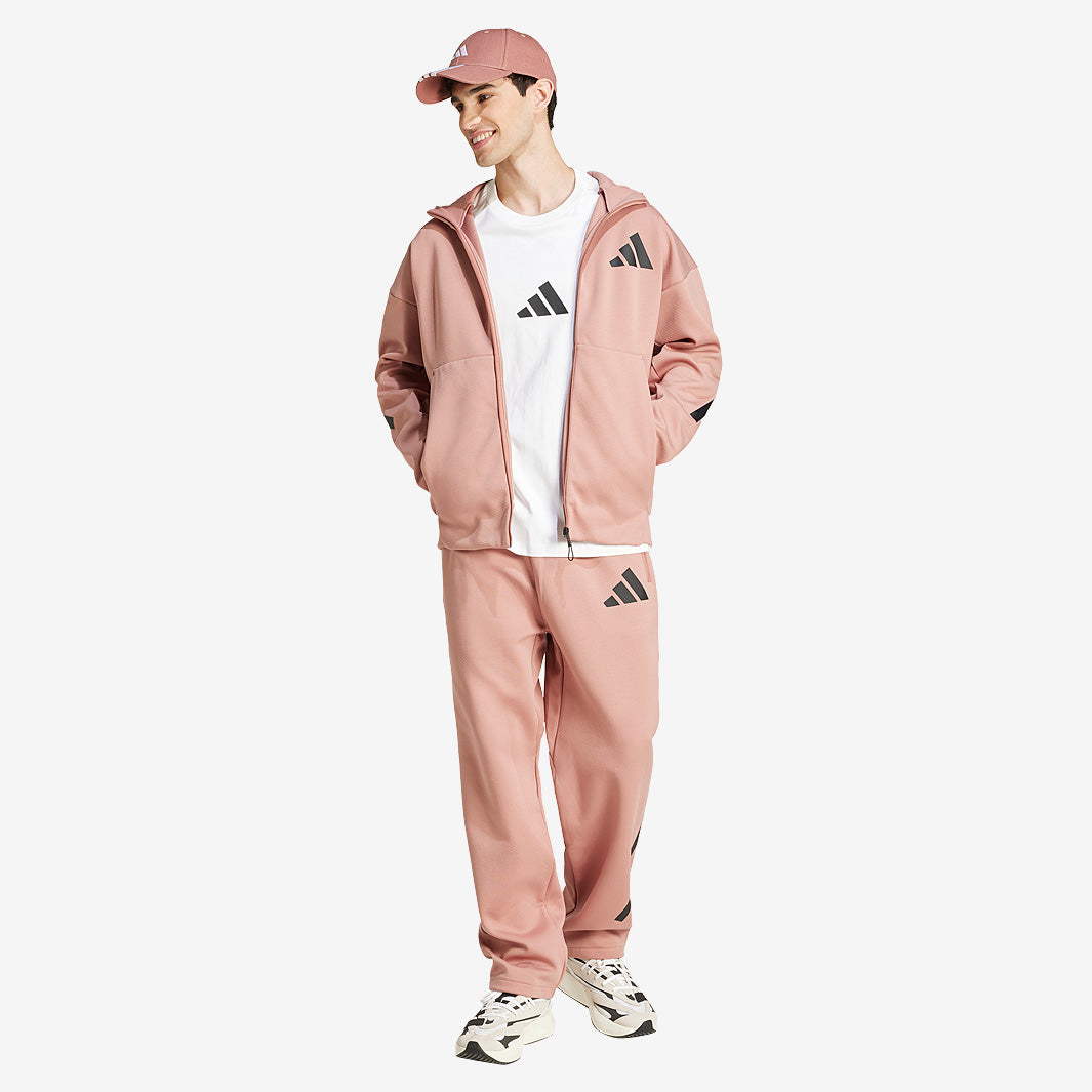 adidas Sportswear Z.N.E. Hooded Track Jacket - Warm Clay - Tops