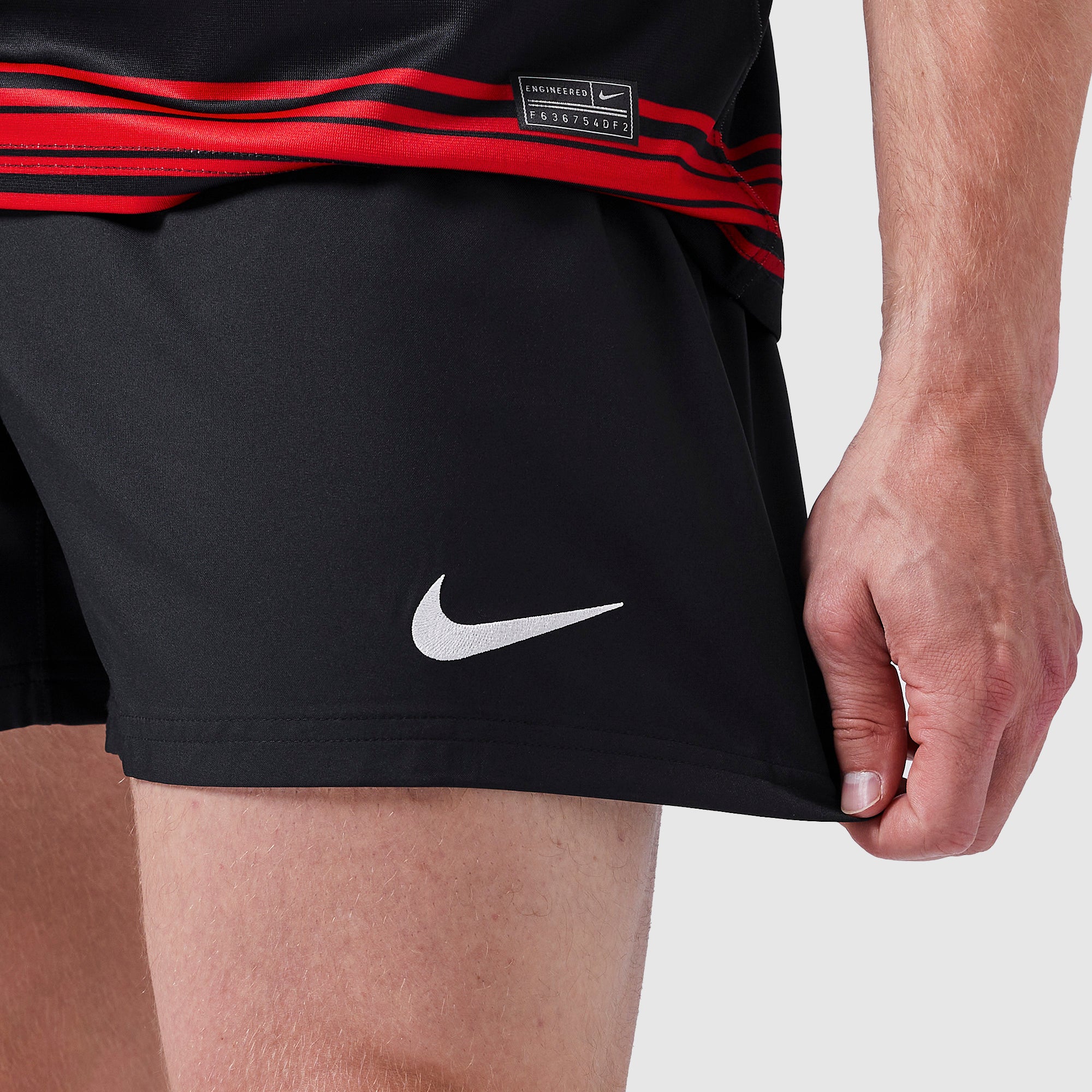 Nike Stade Toulousain 25/26 Home Short - Black/White - Mens Replica