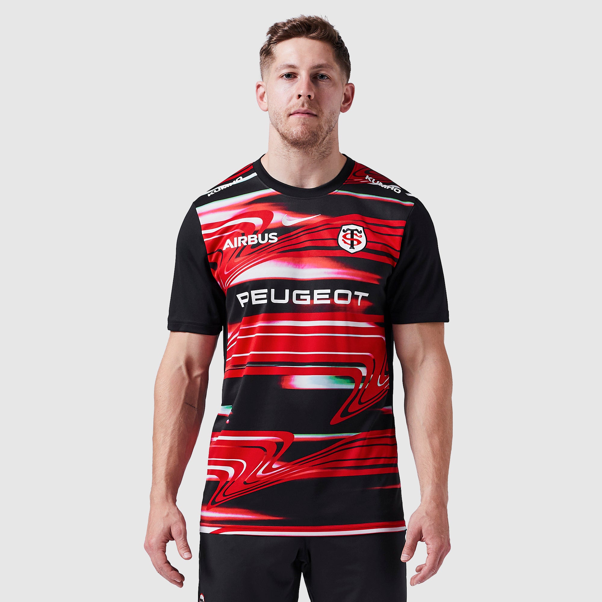 Nike Stade Toulousain 24/25 Training 1/4 Zip Top - Cool Grey