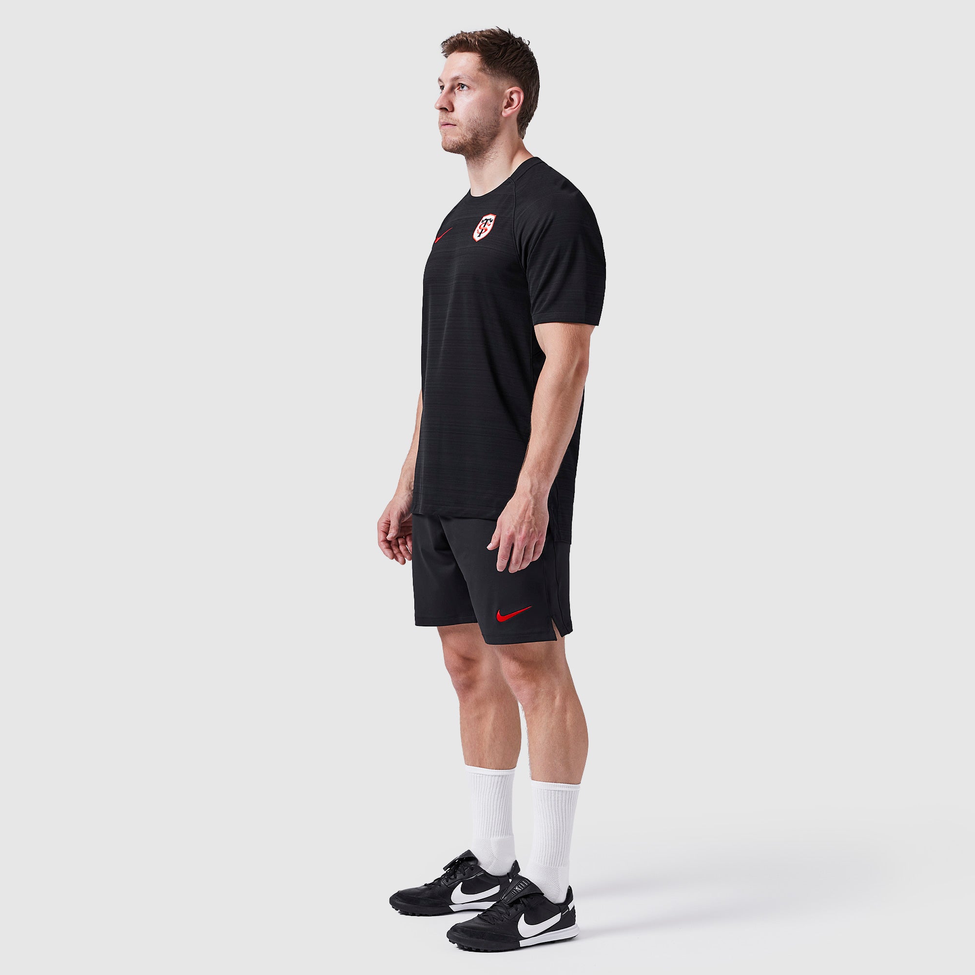 Nike Stade Toulousain 25/26 Training Top - Black/University Red