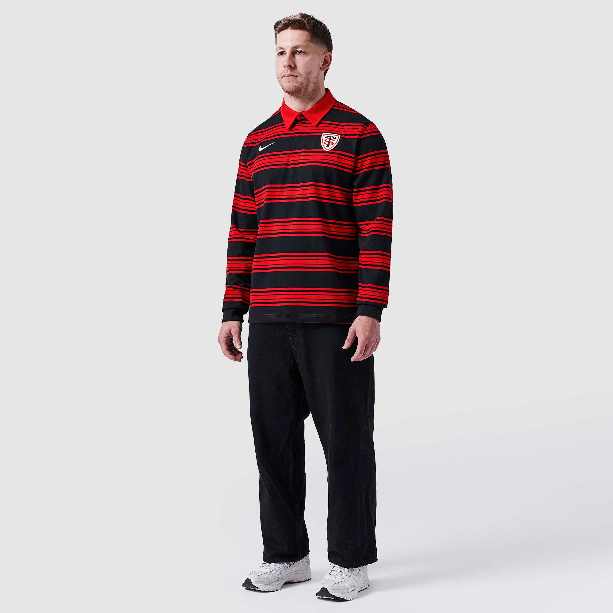 Nike Stade Toulousain 25/26 Heritage Rugby Shirt - University Red