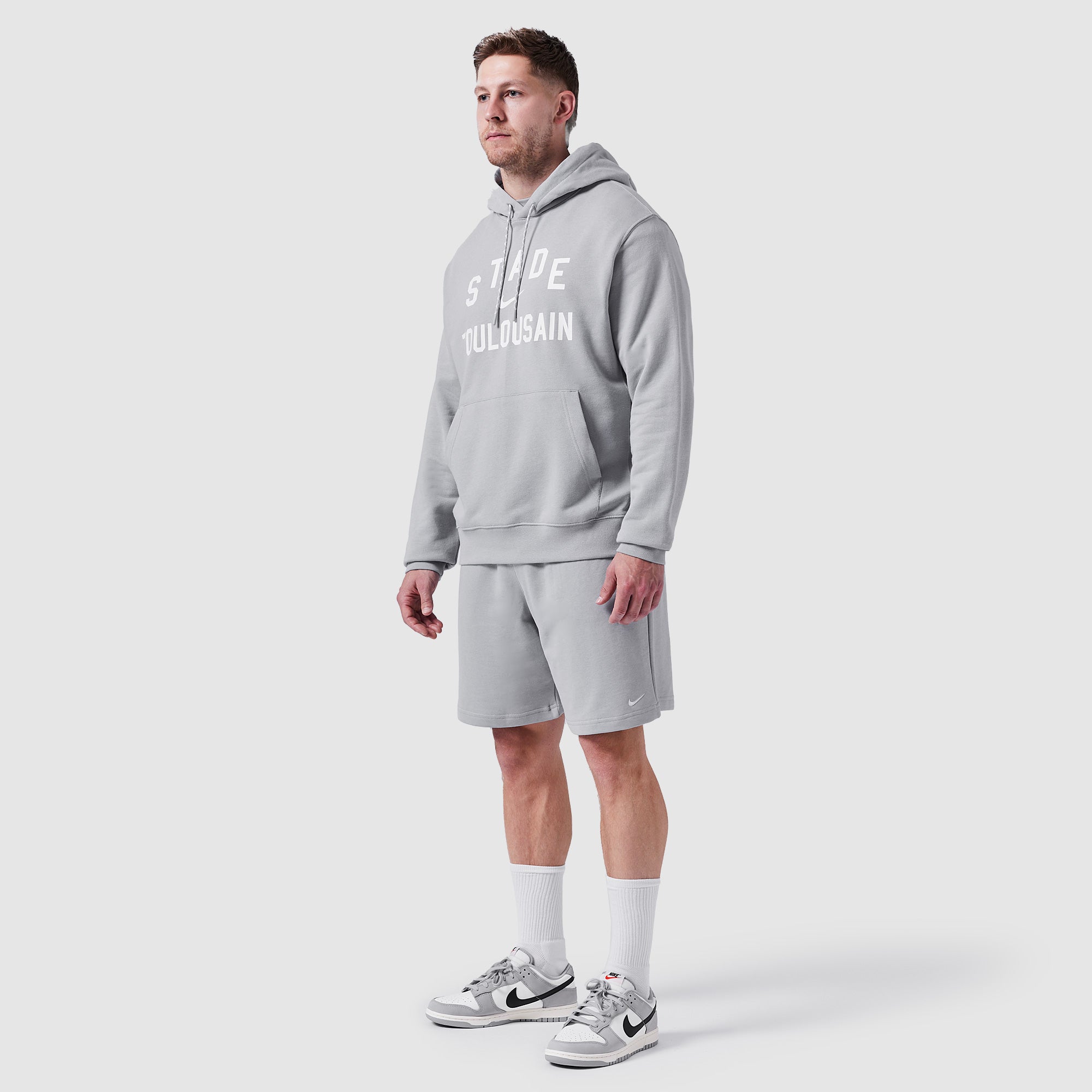 Nike Stade Toulousain 25/26 Premium Hoodie - Wolf Grey/White