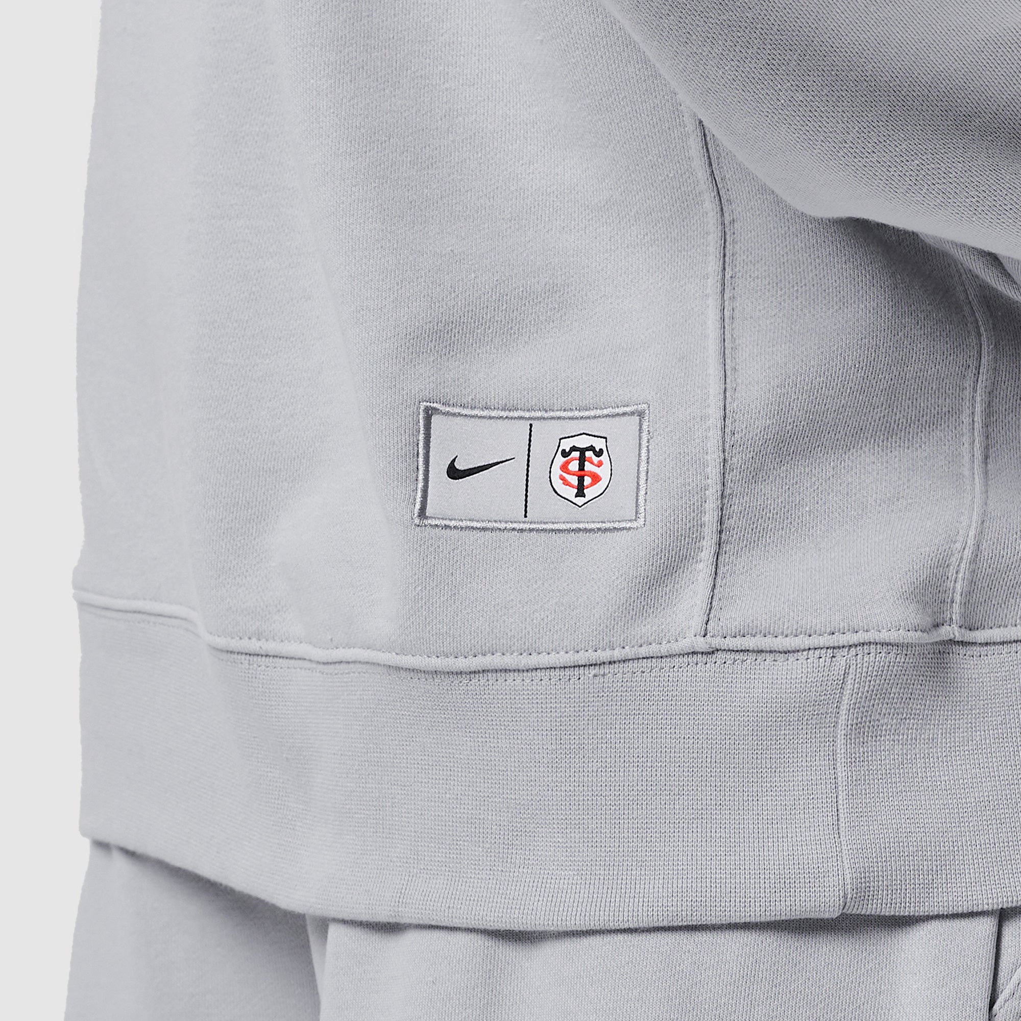 Nike Stade Toulousain 25/26 Premium Hoodie - Wolf Grey/White