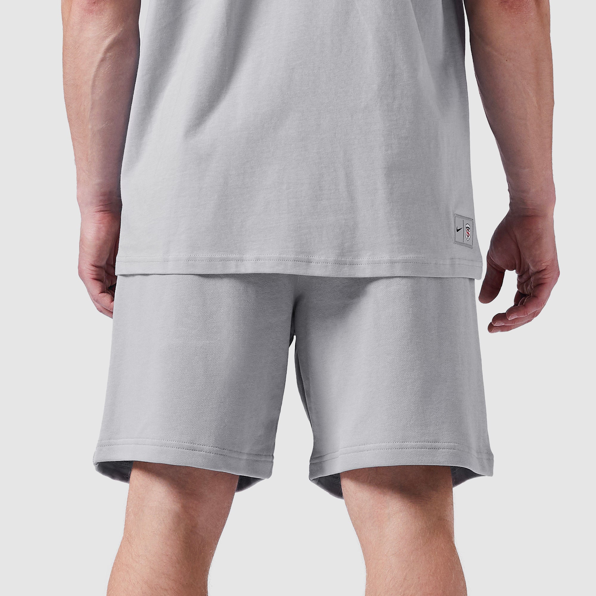 Nike Stade Toulousain 25/26 Premium Short - Wolf Grey/White - Mens