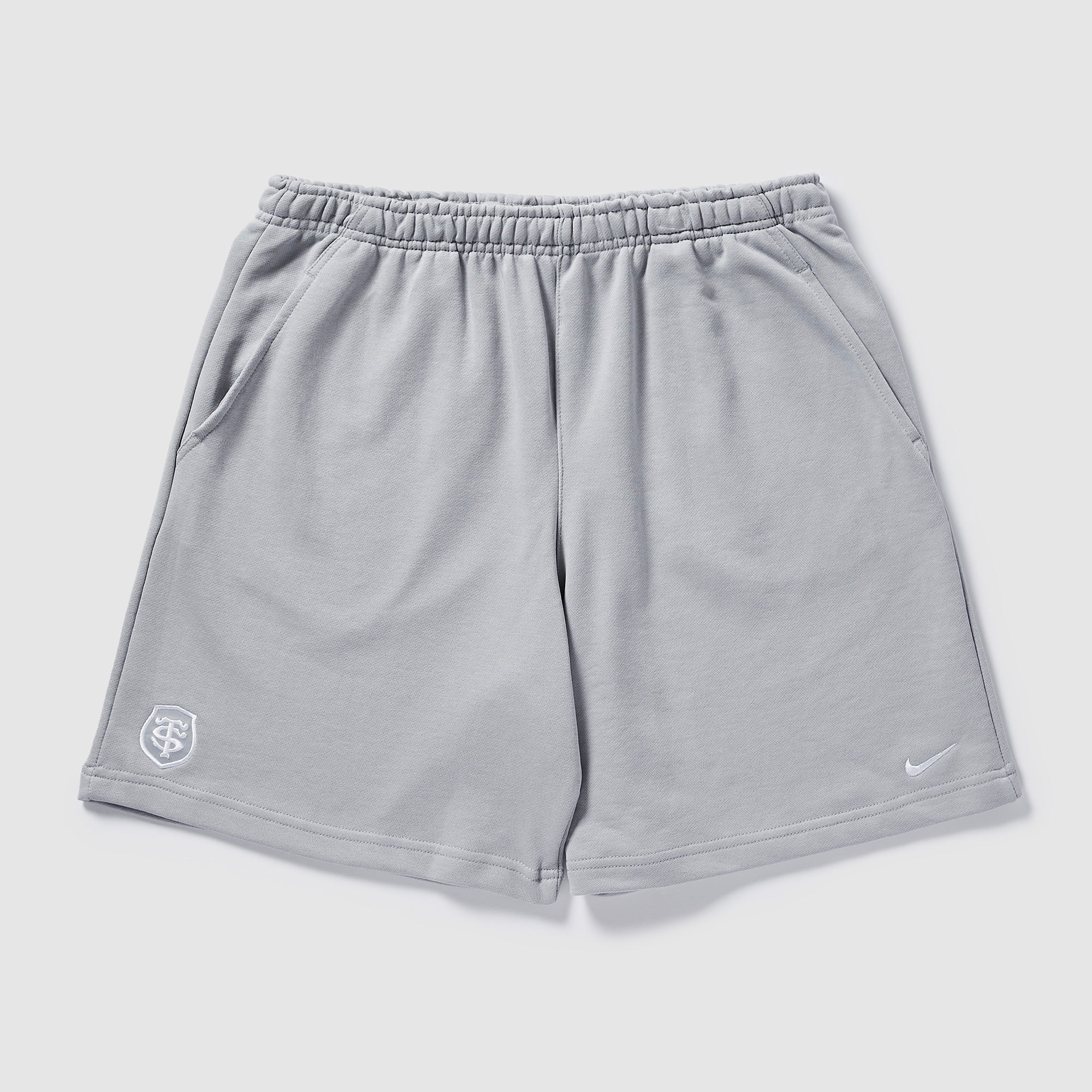 Nike Stade Toulousain 25/26 Premium Short - Wolf Grey/White - Mens