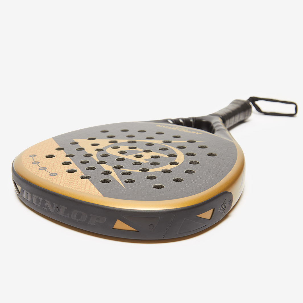 Dunlop Aero-Star Team Padel Racket - Black/Gold - Adult Padel Rackets