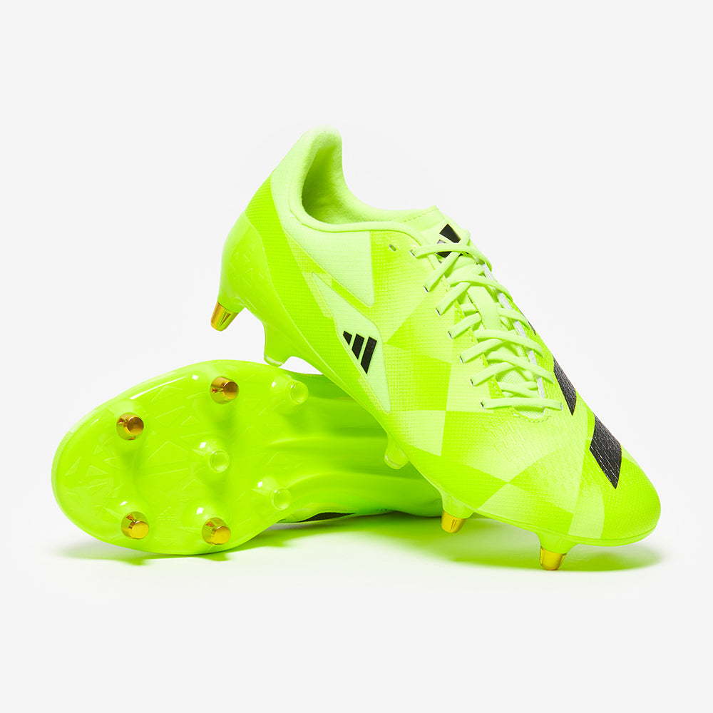 adidas Adizero RS15 Pro Soft Ground Rugby Boots - Hi-Res Yellow/Core ...