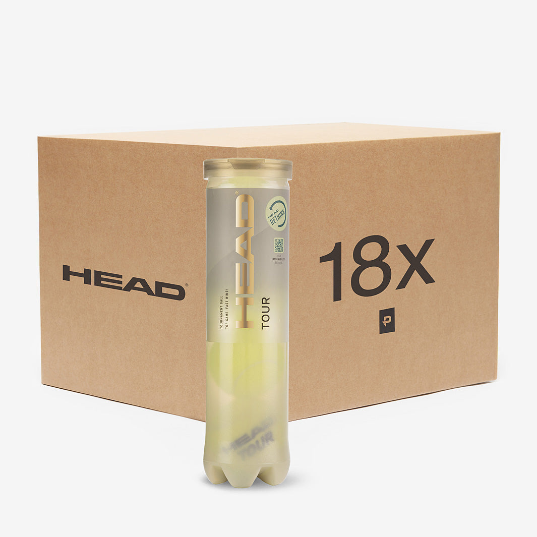 【新品未使用】HEAD TOUR XT 72個（4球入り缶×18缶） HEAD Tour XT Tennis Balls (Box of 18 Tubes / 72 Balls) - Tennis Balls