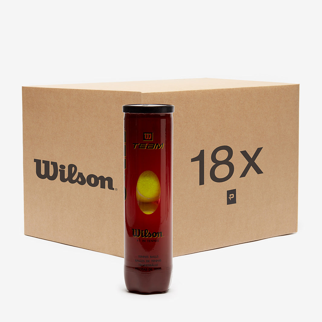 Wilson US Open Extra Duty Tennis Balls (Box of 18 Tubes / 72 Balls