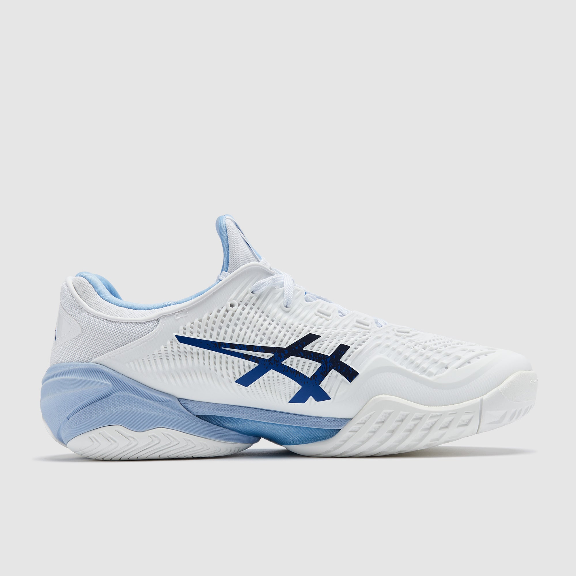 Asics Court FF 3 Novak Tennis Shoes - White/Blue - Mens Shoes