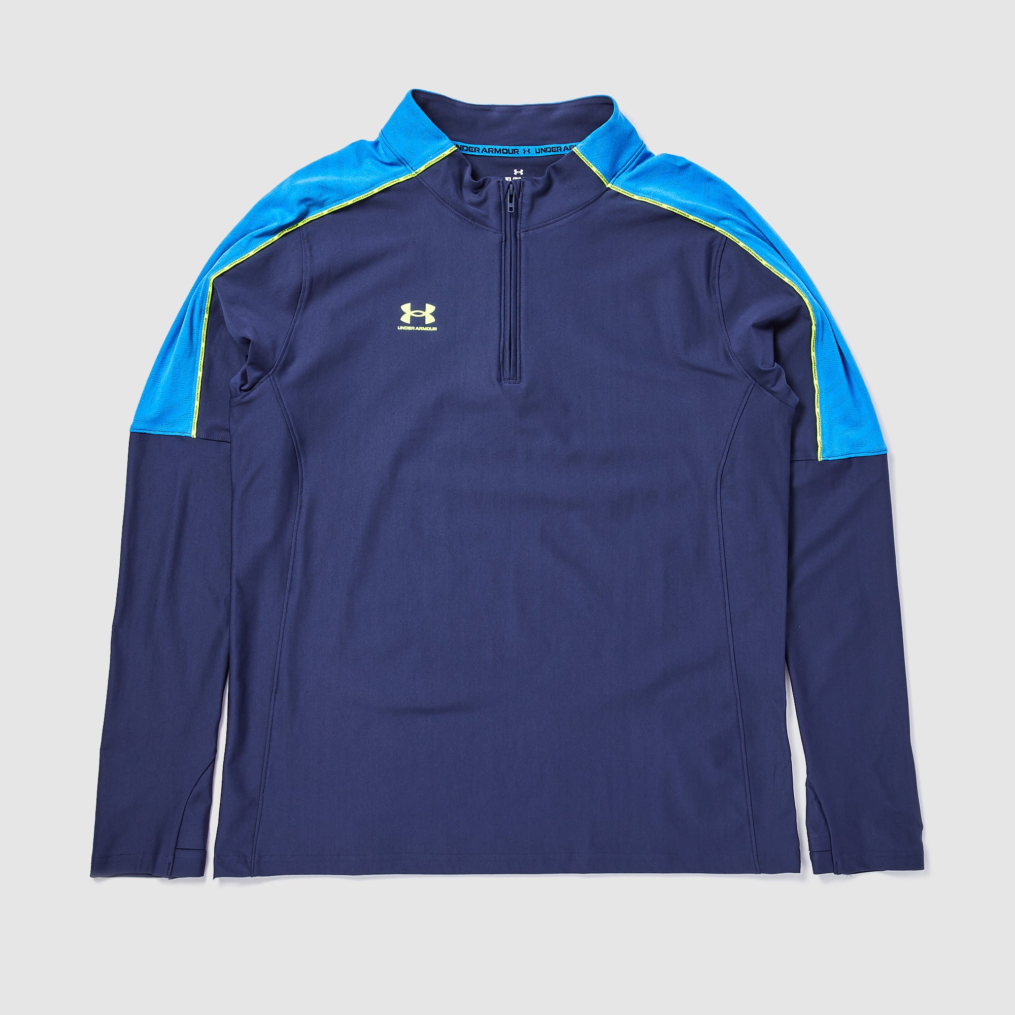 Under Armour Pro Challenger LS 1/4 Zip Top - Silica Green/Black