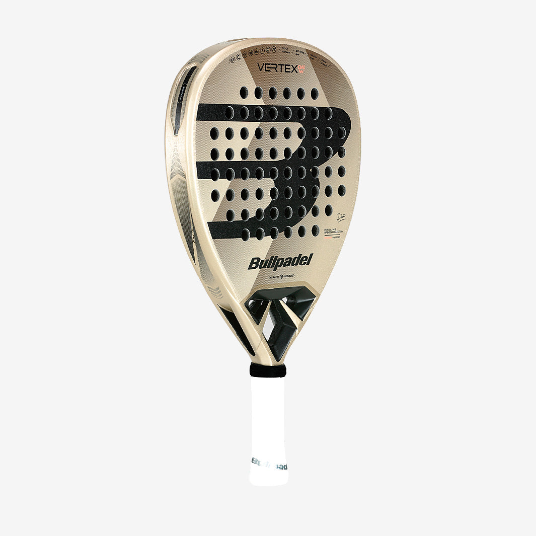 Bullpadel Vertex 04 W 25 Padel Racket - Gold/Black/White - Adult