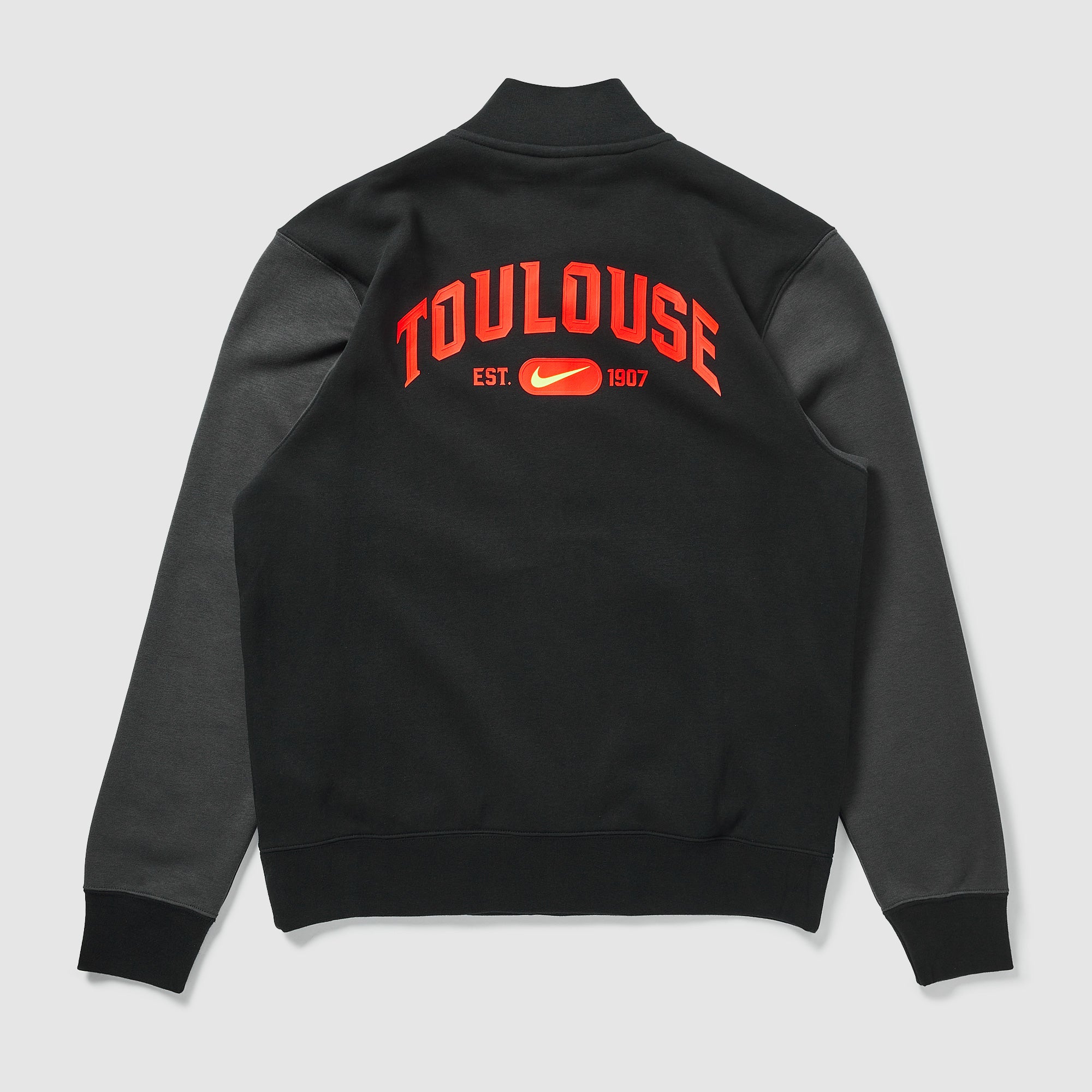 Nike Stade Toulousain 24/25 Hoodie - Charcoal Heather/Black - Mens