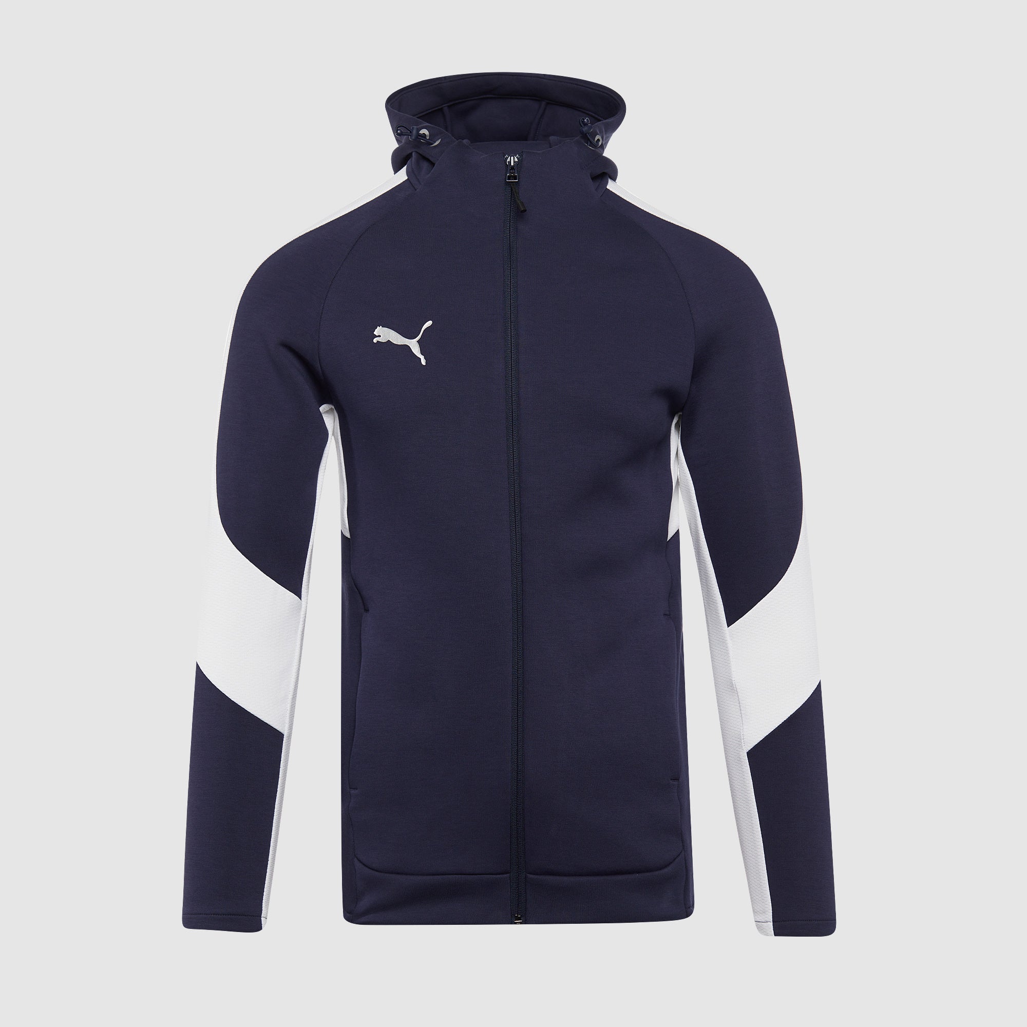 Puma teamADDITIONS 25 Padded Hooded Jacket - Puma Navy/Puma Silver