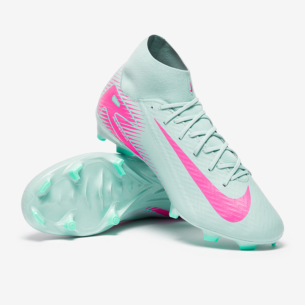 Nike Mercurial サッカーシューズ ピンク/グリーン Nike Air Zoom Mercurial Vapor XVI Elite Soft Ground-Pro - Ember