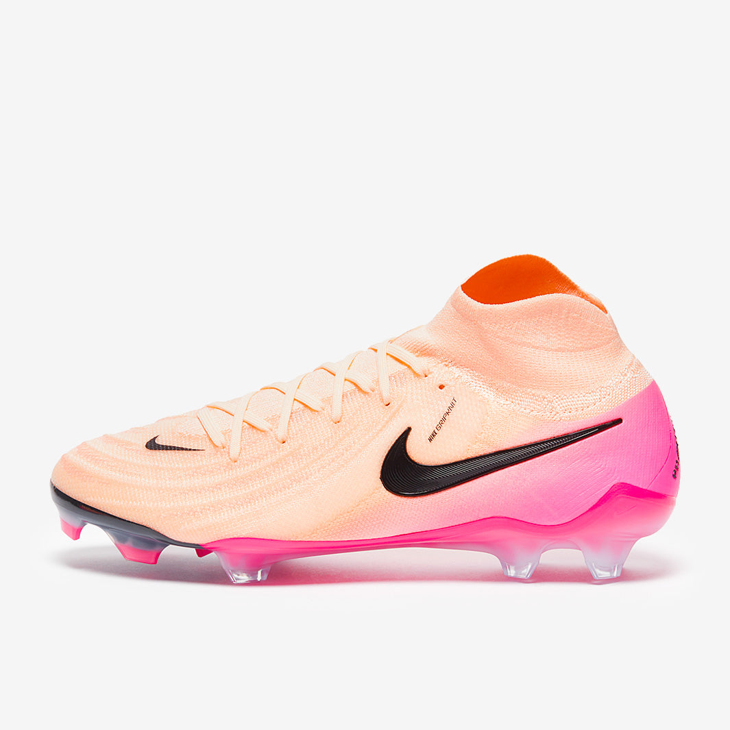 Nike Phantom GX/Luna サッカーシューズ ピンク Nike Phantom Luna II Elite Firm Ground - Crimson Tint/Black/Pink