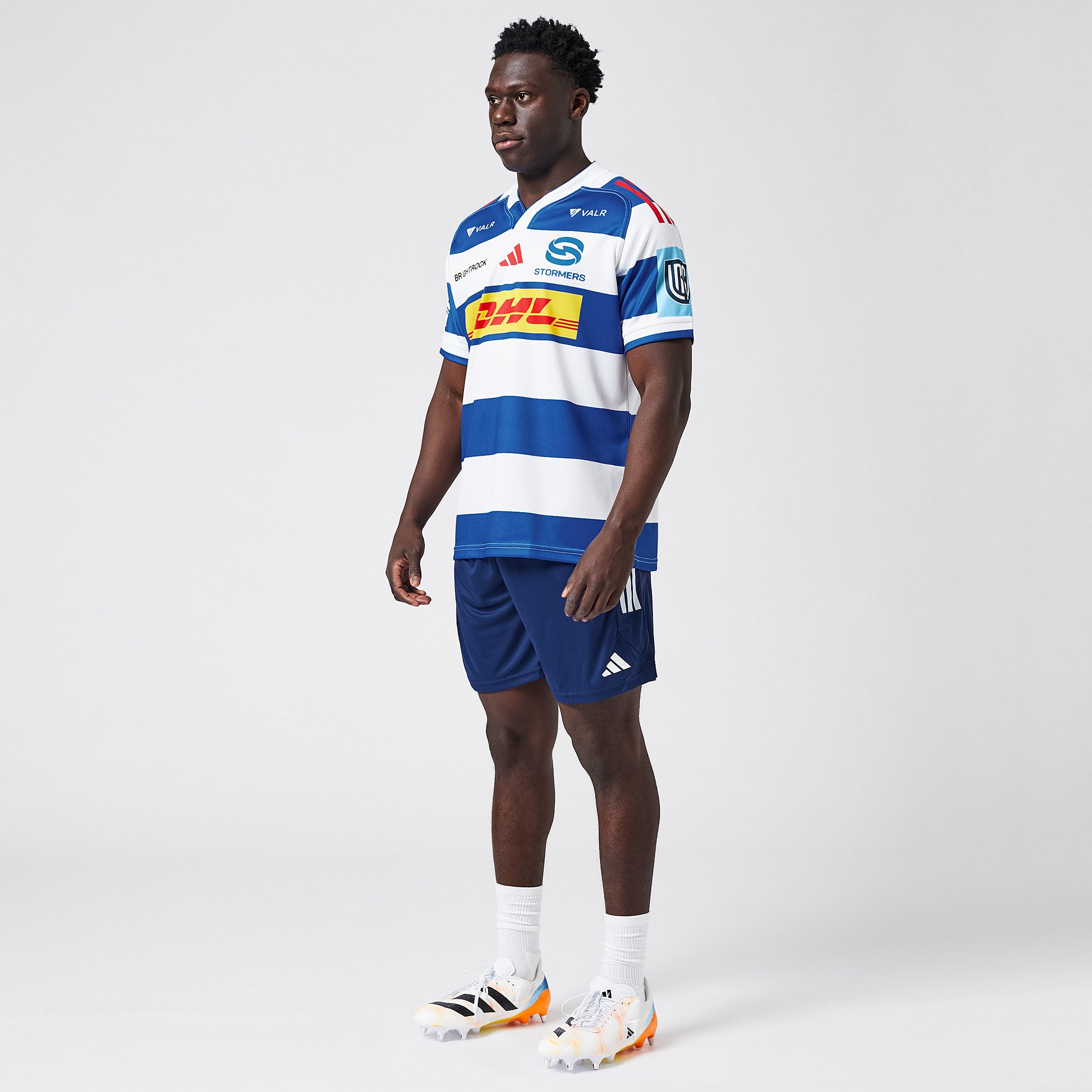 adidas DHL Stormers 25/26 Home Replica Shirt - Blue/White - Mens