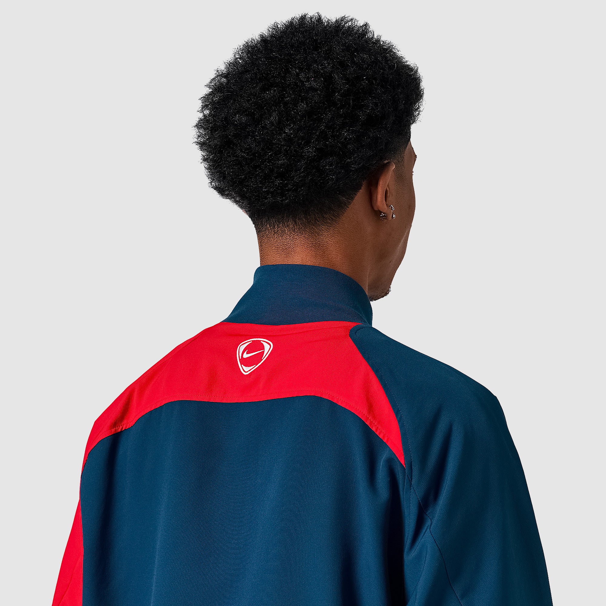 Nike USA 2004 Re-Issue Track Jacket - Coastal Blue/University Red