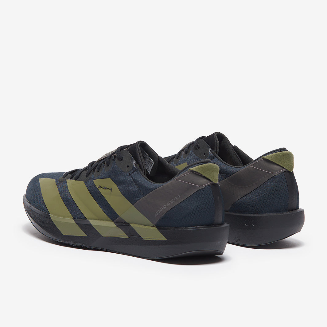 adidas adizero adios 9 - Core Black/Focus Olive/Charcoal - Mens Shoes