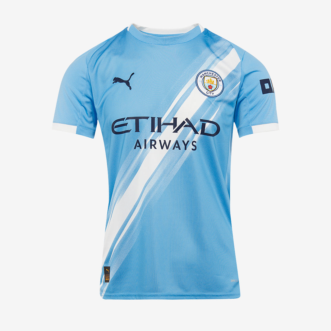 Puma Manchester City 25/26 Authentic Home Shirt - Team Light Blue